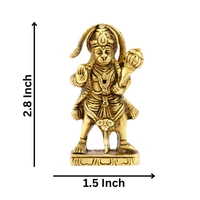 Small Brass Standing Hanuman Statue Idol: A Divine Addition to Your Home