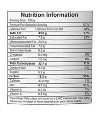 Tulsi Whole Cashew Premium (Vacuum Pack) 500g
