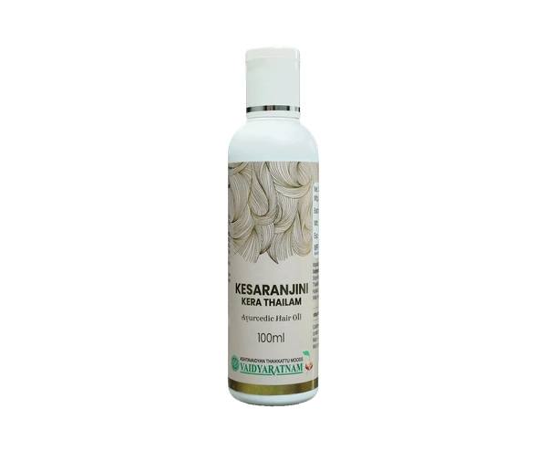 Kesaranjini Kera Thailam (100 ml)  – Ayurvedic Hair Oil for Hair Fall & Premature Greying