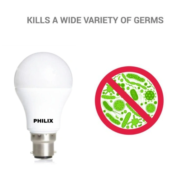 PHILIX 9W Led Prwmium Quality Complete Bulb With 1 year warranty