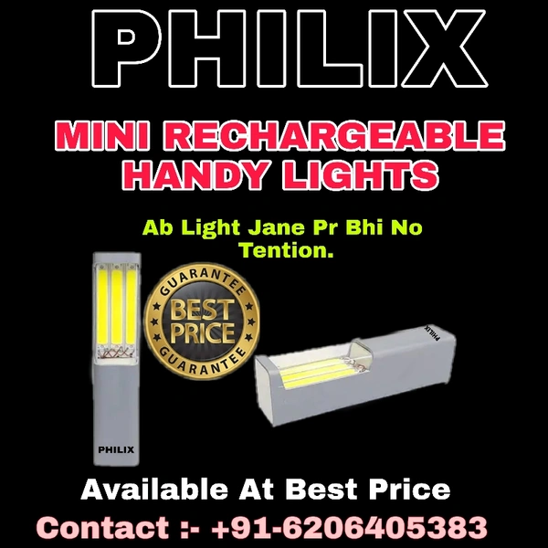 PHILIX Mini Rechargeable Handy Lights