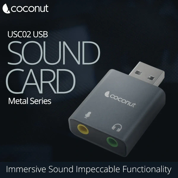 COCONUT USB SOUND CARD USC 02