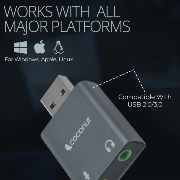 COCONUT USB SOUND CARD USC 02
