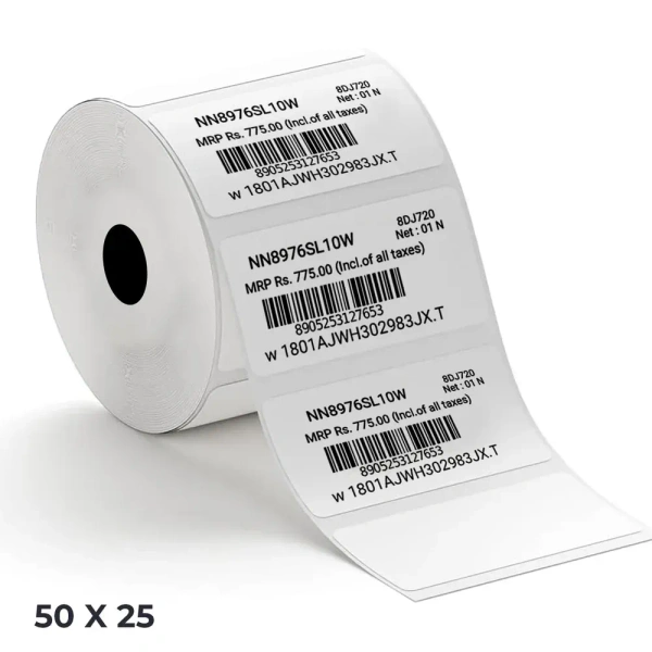 UNBRAND 50 X 25 BARCODE LABLE