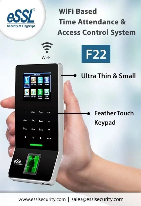 ESSL F22 WIFI FINGERPRINT ATTENDANCE