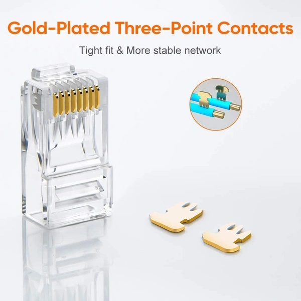 D LINK LAN RJ45 CONNECTOR - 100 PCS