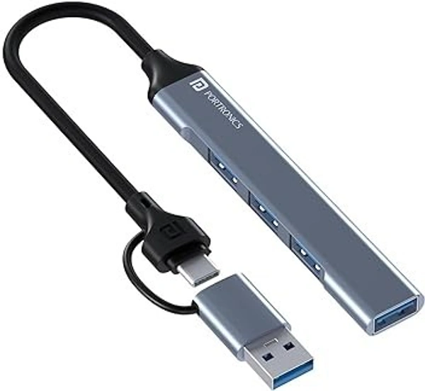  PORTRONICS  TYPE C CONVERTABLE HEADS