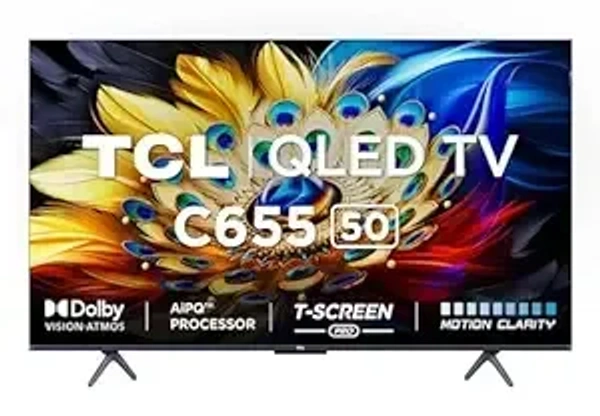 TCL 50" C655 4K QLED ANDROID GOOGLE TV