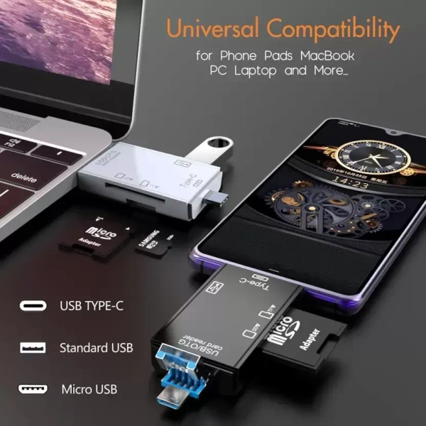 FITGEAR   6 in 1 CARD READER