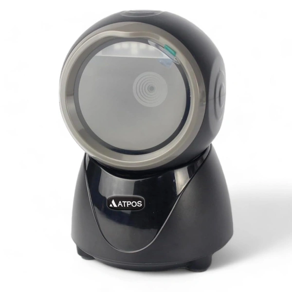 Atpos AT-9400D 2D 1D Desktop Barcode QR Scanner Hands-Free Auto | USB Wired