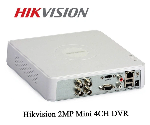 HIKVISION 4CH DVR 2MP PLASTIC