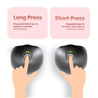 Atpos AT-9400D 2D 1D Desktop Barcode QR Scanner Hands-Free Auto | USB Wired