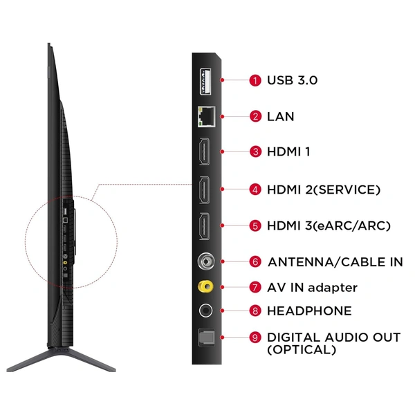 TCL 65" C655 4K QLED ANDRIOD GOOGLE SMART TV