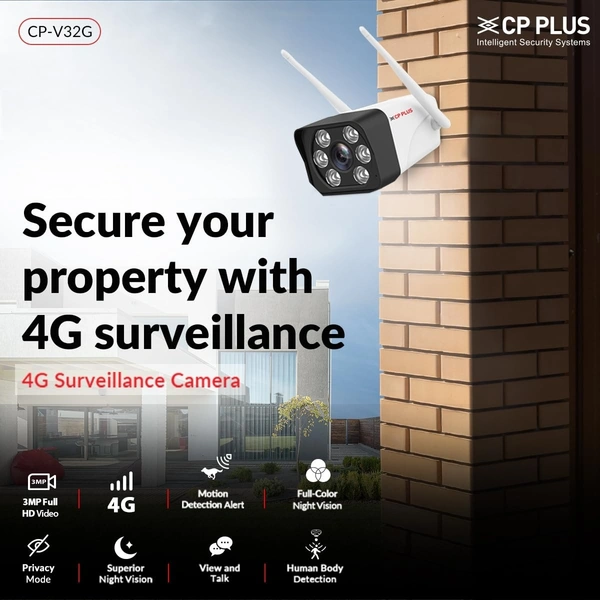 CP PLUS 4G BULLET CAMERA WORK WITH SIM CARD 4G LTE