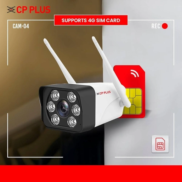 CP PLUS 4G BULLET CAMERA WORK WITH SIM CARD 4G LTE