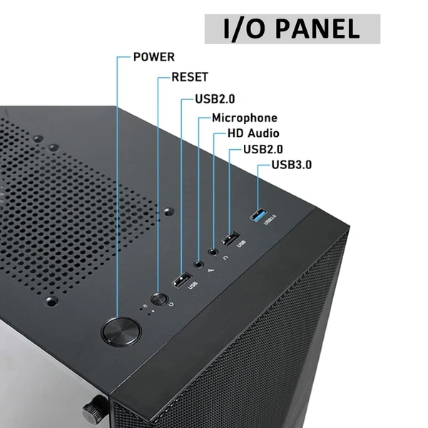 ANT ESPORTS  ICE-100 MID-TOWER COMPUTER CASE