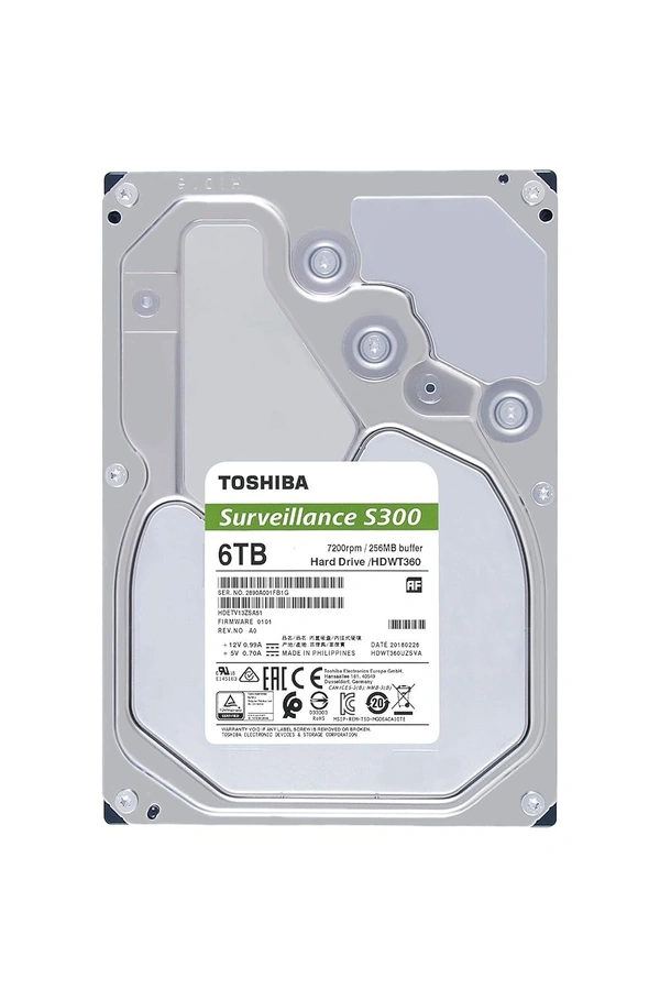 TOSHIBA AV 6TB SURVEILLANCE HARD DISK