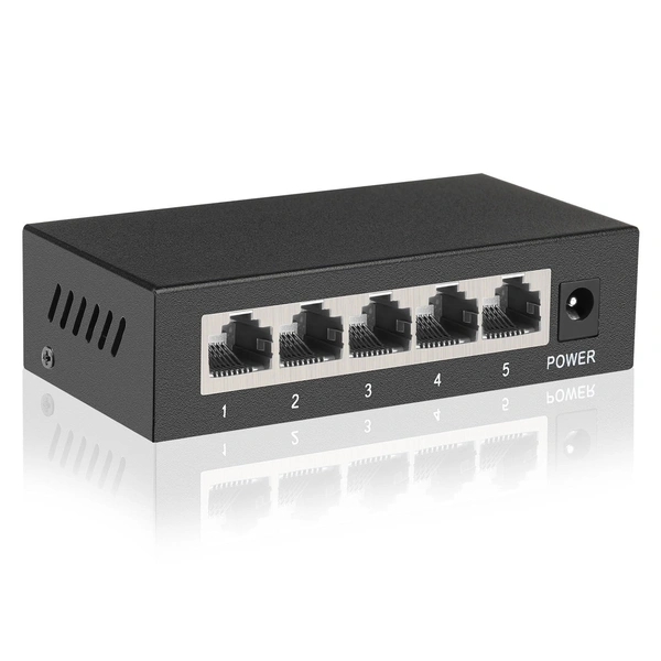 ENTER 5 PORT FULL GIGA FAST ETHERNET SWITCH