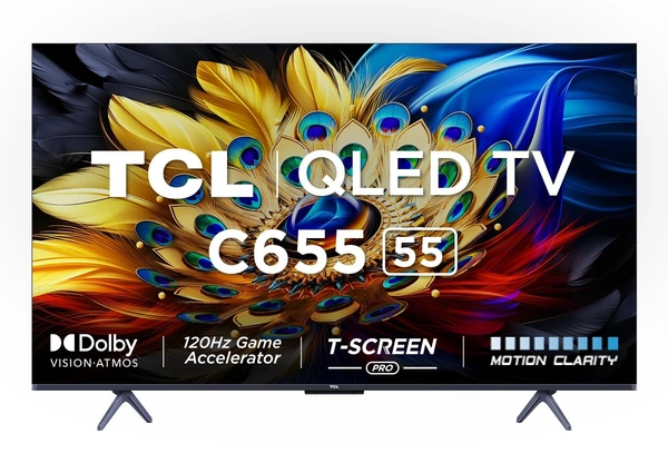 TCL 55" C655 4K QLED ANDROID GOOGLE TV