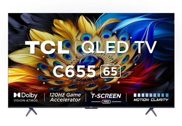 TCL 65" C655 4K QLED ANDRIOD GOOGLE SMART TV