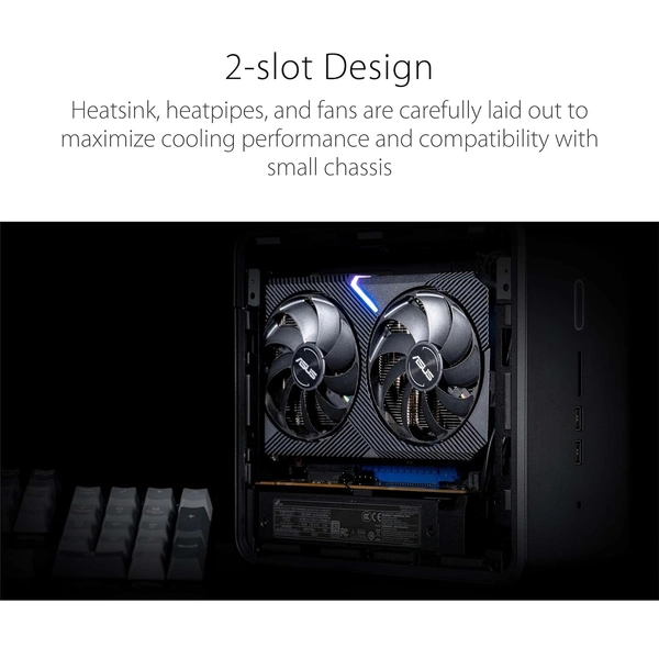 ASUS DUAL NVIDIA GEFORCE RTX 3050 OC EDITION GAMING GRAPHICS CARD (PCIE 4.0, 8GB 