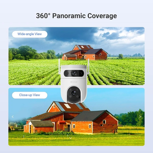 EZVIZ HIKVISION EZVIZ BY HIKVISION|H9C DUAL-LENS(3MP+3MP) PAN & TILT WI-FI CAMERA|TWO-WAY TALK