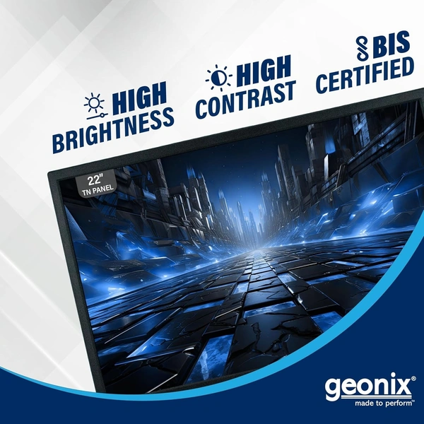 GEONIX 22 Inch PC Monitor 