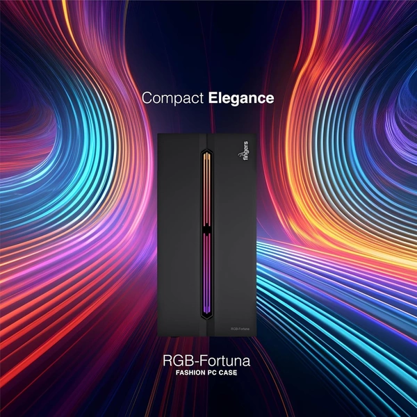 FINGERS RGB-FORTUNA MICRO-ATX PC CABINET 