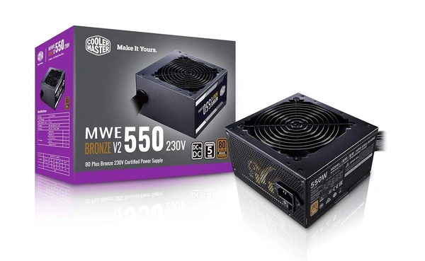 COOLER MASTER MWE 550 BRONZE V2 POWER SUPPLY - NON-MODULAR