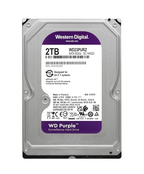 WD 2TB HDD INTERNEL PURPLE
