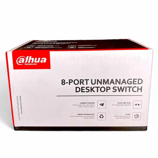 DAHUA 8 PORT UNMANAGED DESKTOP SWITCHES