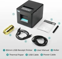 Atpos AT-301 80mm (3 Inch) Thermal Receipt Printer | USB/Bluetooth Interface