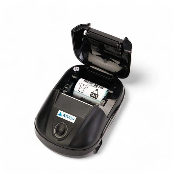 Atpos AT-E58BT Bluetooth Thermal Barcode Label Sticker Printer 58mm | Direct Thermal