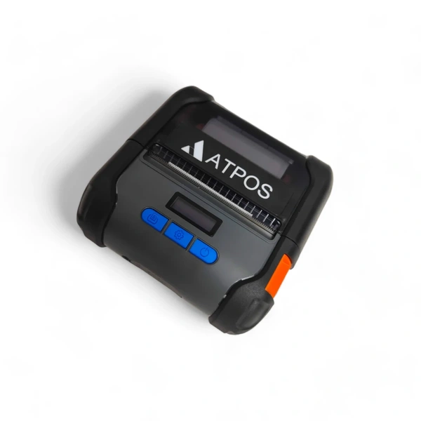 Atpos L80 80mm Portable Dual Mode Bluetooth Thermal Receipt + Label Printer | Wireless Printing | 3 Inch