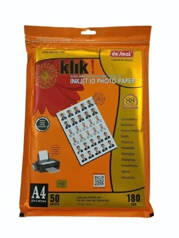 DESMAT INKJET PAPER A4 20 SHEET