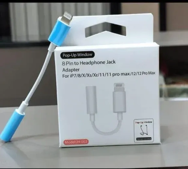 JACK Pop up window 8 pin to Headphone jack