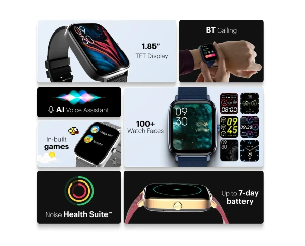 NOISE THRIVE SMART WATCH - BLACK