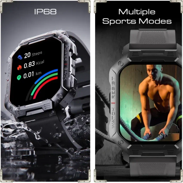 BOAT SMART WATCH WAVE FORCE - BLACK
