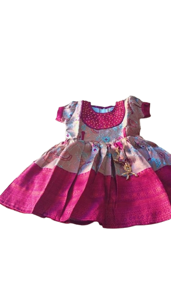 PATTU GOWN  - 22,21,25,28, PURPEL, PATTU