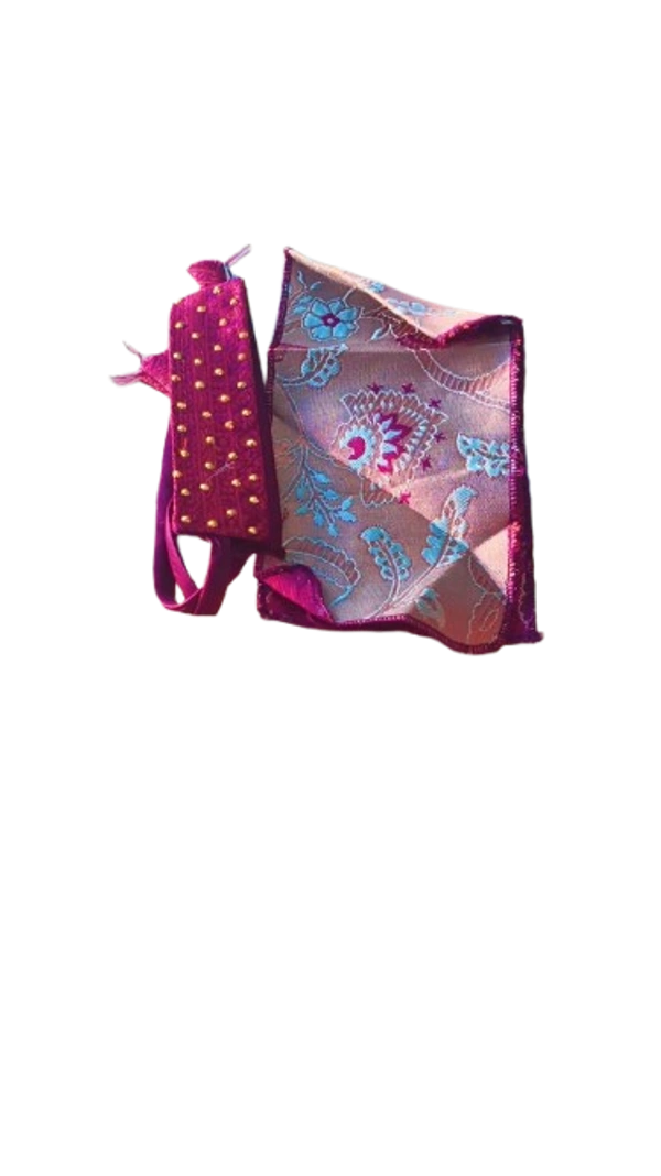 PATTU GOWN  - 22,21,25,28, PURPEL, PATTU