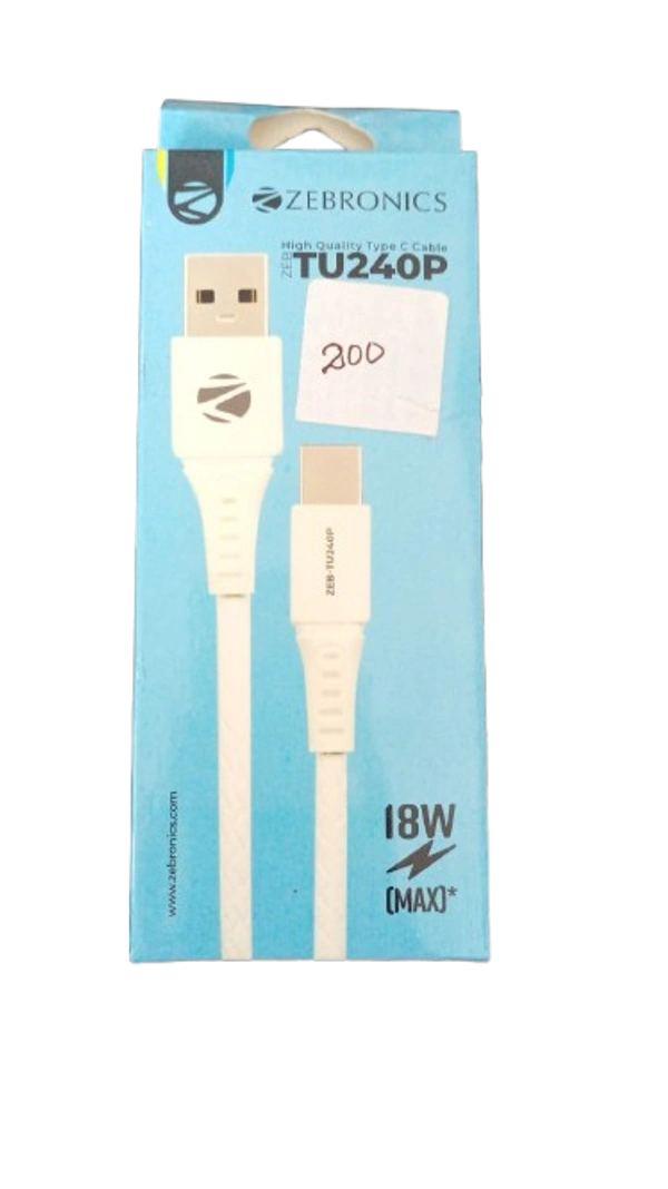 ZEBRONICS  TU240P TYPE C CABLE