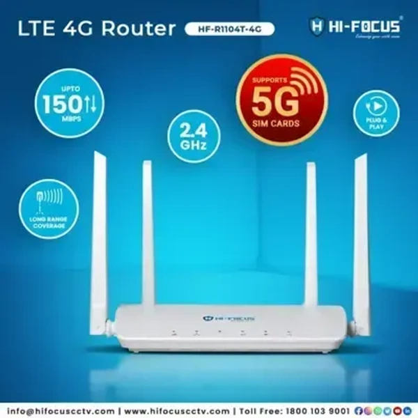 HI FOCUS HF-R1104T-4G LTE ROUTER
