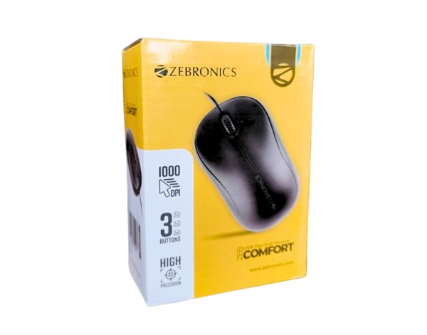 ZEBRONICS MOUSE - BLACK