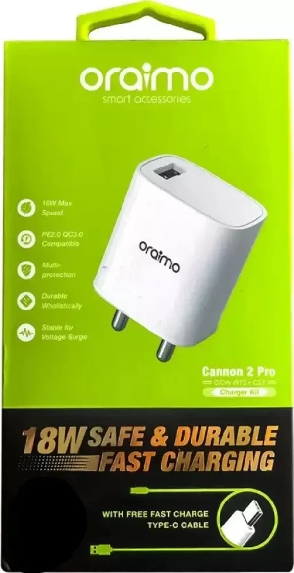  ORAIMO 18 W FAST CHARGER