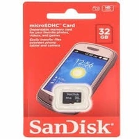 SANDISK 32 GB MEMORY CARD