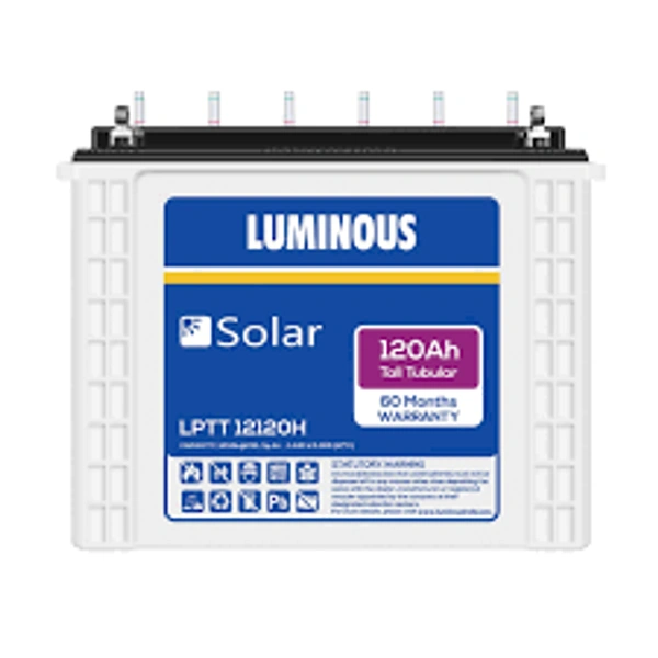 LUMINOUS 120AH TALL 5Y WARRANTY