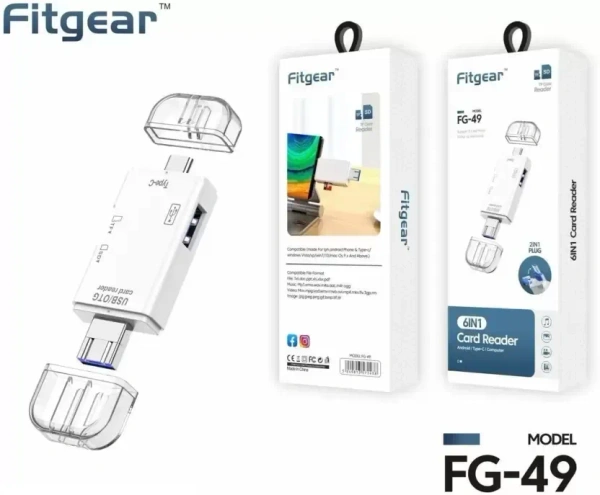 FITGEAR   6 in 1 CARD READER
