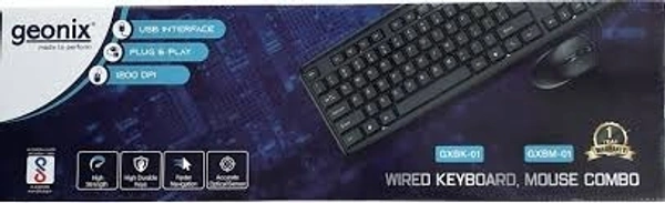 Geonix wireless keyboard,mouse conbo