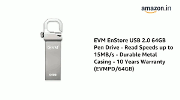 EVM  64 GB USB 2.0 PENDRIVE