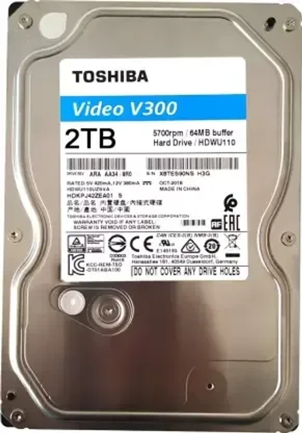TOSHIBA AV 2TB SURVEILLANCE HARD DISK